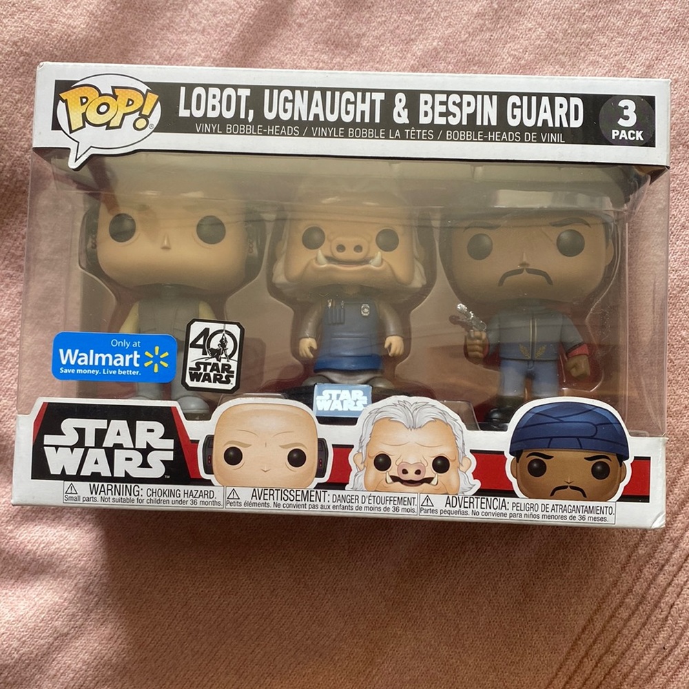 Star Wars Funko Pop. Pack of 3 characters